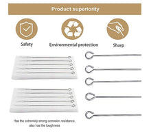 Load image into Gallery viewer, 50 pcs Disposable Sterile Tattoo Needles Round Liner Shader Magnum Flat
