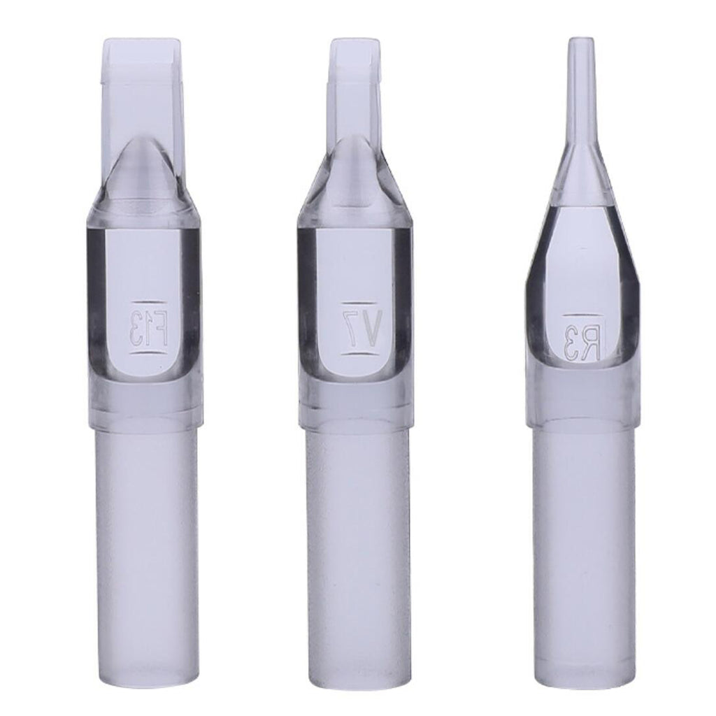 50 Tattoo Sterile Disposable Nozzle Tube Tip RT DT FT