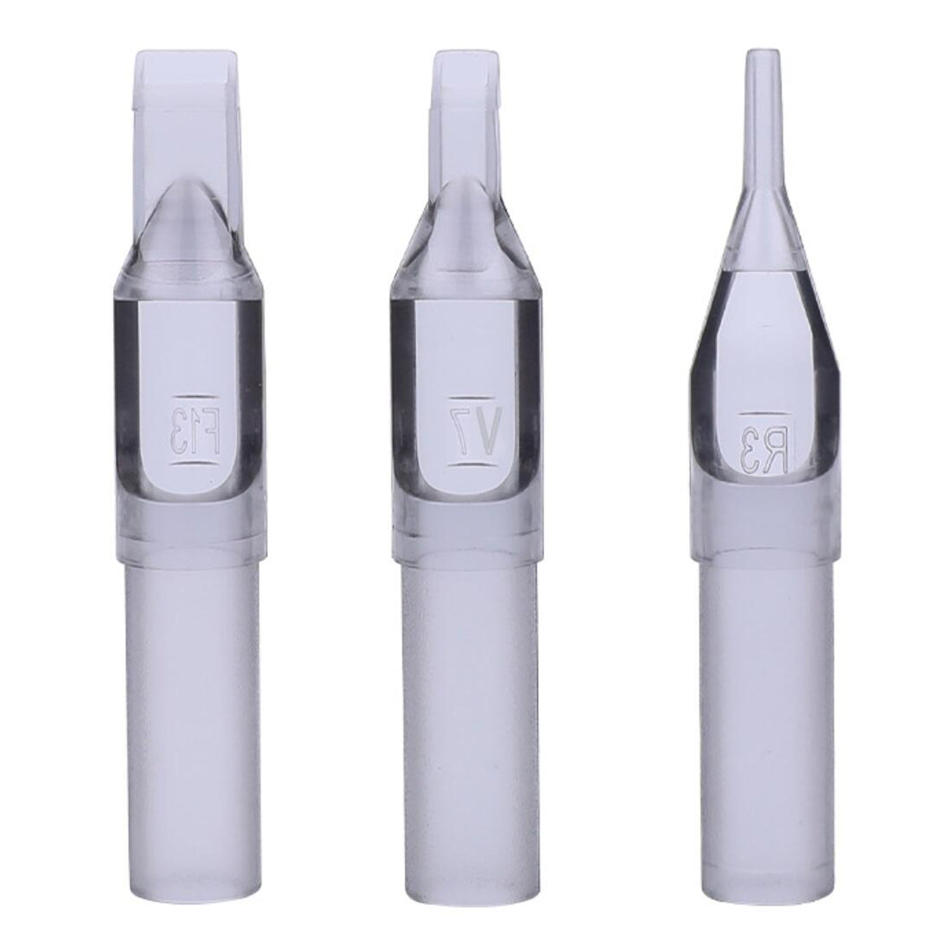 50 Tattoo Sterile Disposable Nozzle Tube Tip RT DT FT